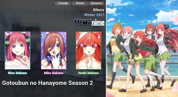 Gotoubun no Hanayome Season 2