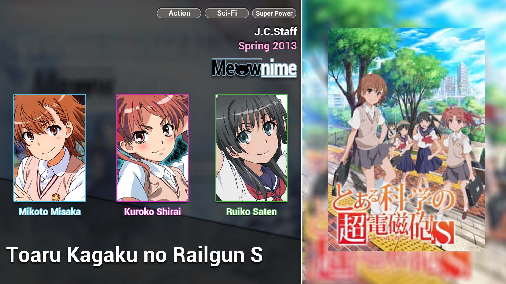 Download Anime Toaru Kagaku no Railgun S BD Batch Sub Indo - Meownime